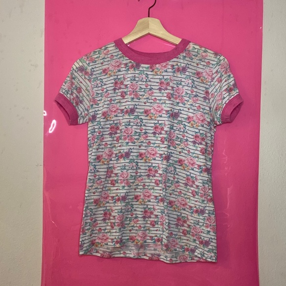 Wildfox Retro  ringer tee - Picture 3 of 4